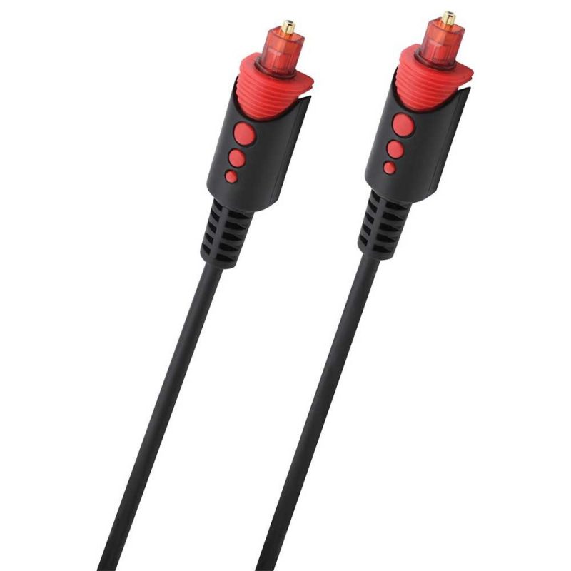 Audio and Video | D1C6007 Optic Cable Black / Red Audio & Video Audio & Video