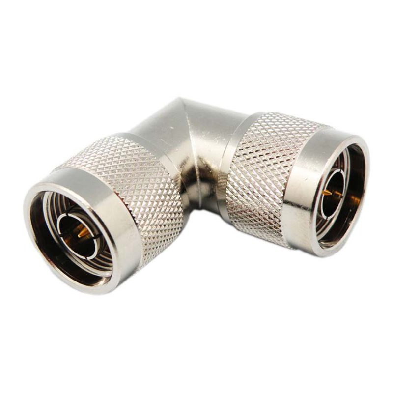 Audio and Video | Double Male Angled N Connector Silver Audio & Video Audio & Video