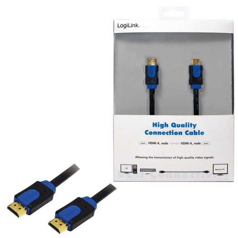 Audio and Video | HDMI M/M Video Cable 3D 15 m Blue / Black Audio & Video Audio & Video