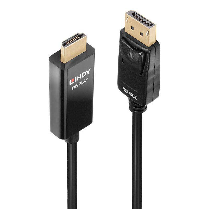 Audio and Video | HDMI To DisplayPort Adapter 1 m Black Adaptors Adaptors