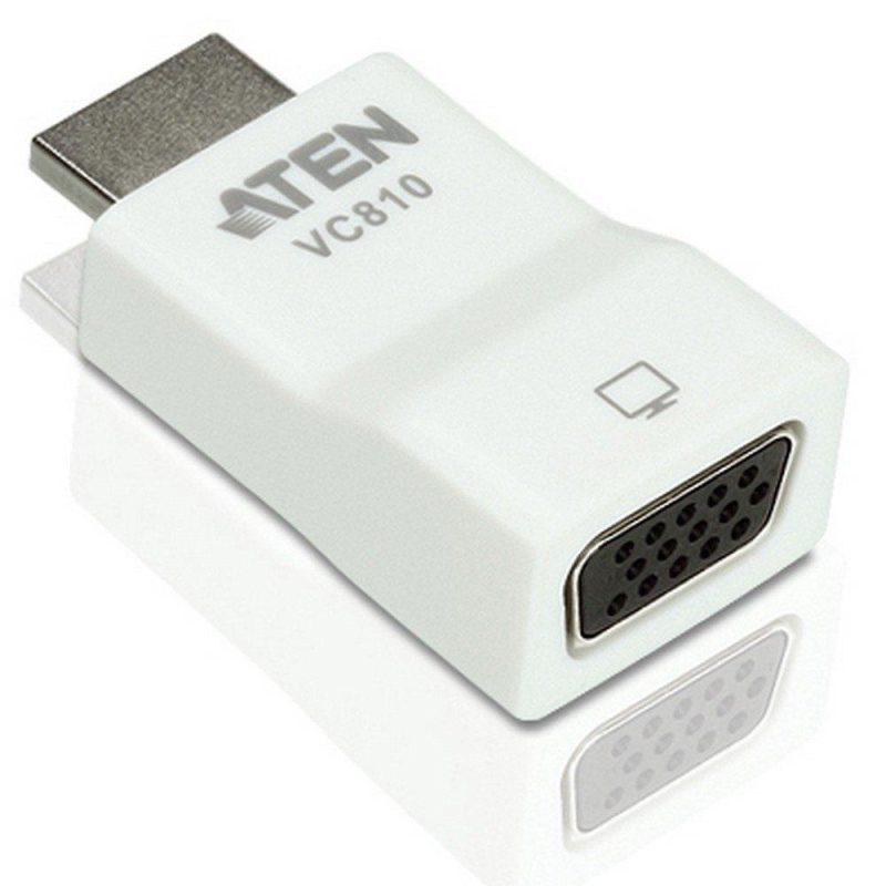 Audio and Video | HDMI To VGA Adapter White Adaptors Adaptors