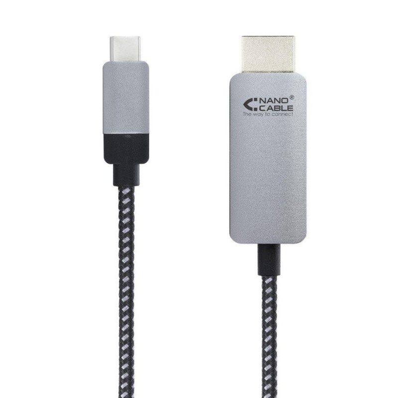 Audio and Video | HDMI-USB C 3 m Cable Black / Silver Audio & Video Audio & Video