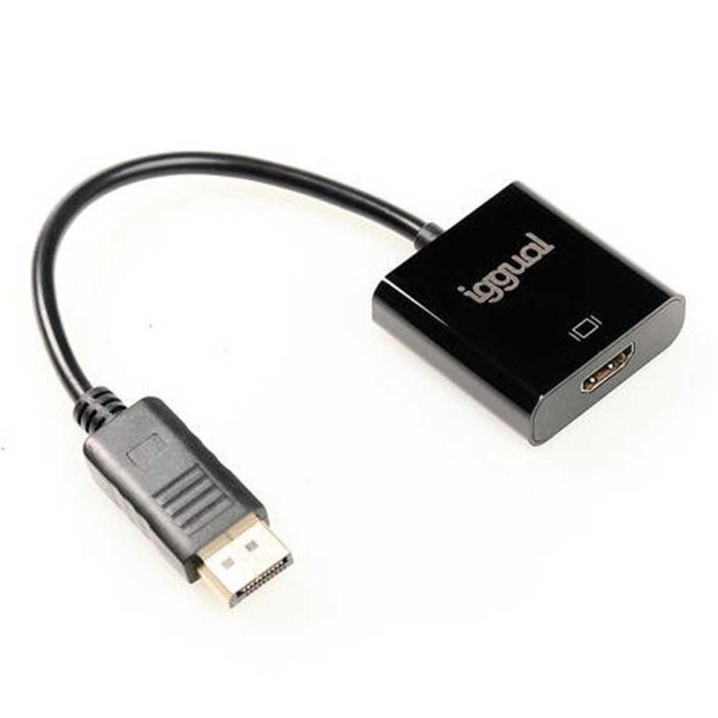 Audio and Video | IGG318041 DisplayPort To HDMI Adapter Black Adaptors Adaptors