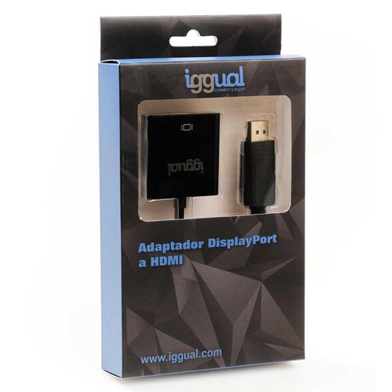 Audio and Video | IGG318041 DisplayPort To HDMI Adapter Black Adaptors Adaptors