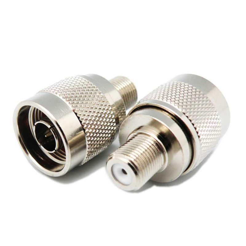 Audio and Video | Male F Female N Connector Silver Audio & Video Audio & Video