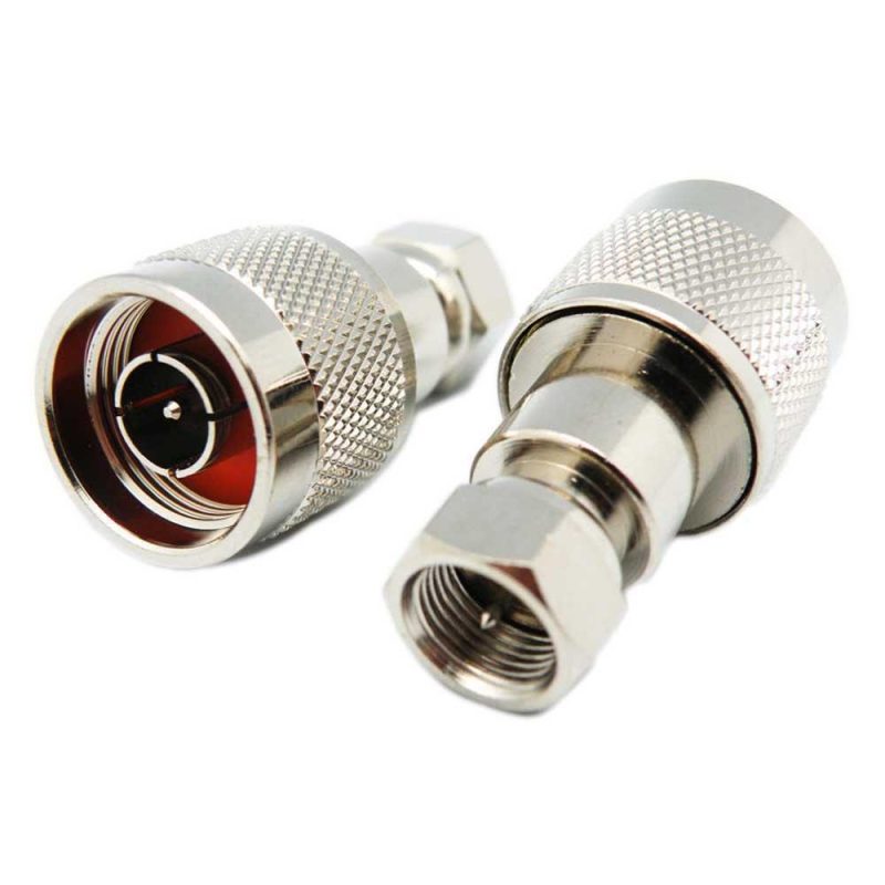 Audio and Video | Male F Male N Connector Silver Audio & Video Audio & Video