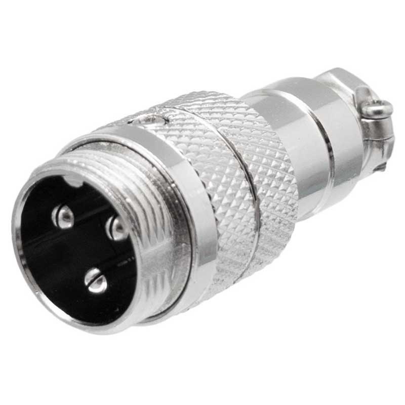 Audio and Video | Microphone 2 Pin 1617 GX16 Connector Silver Audio & Video Audio & Video