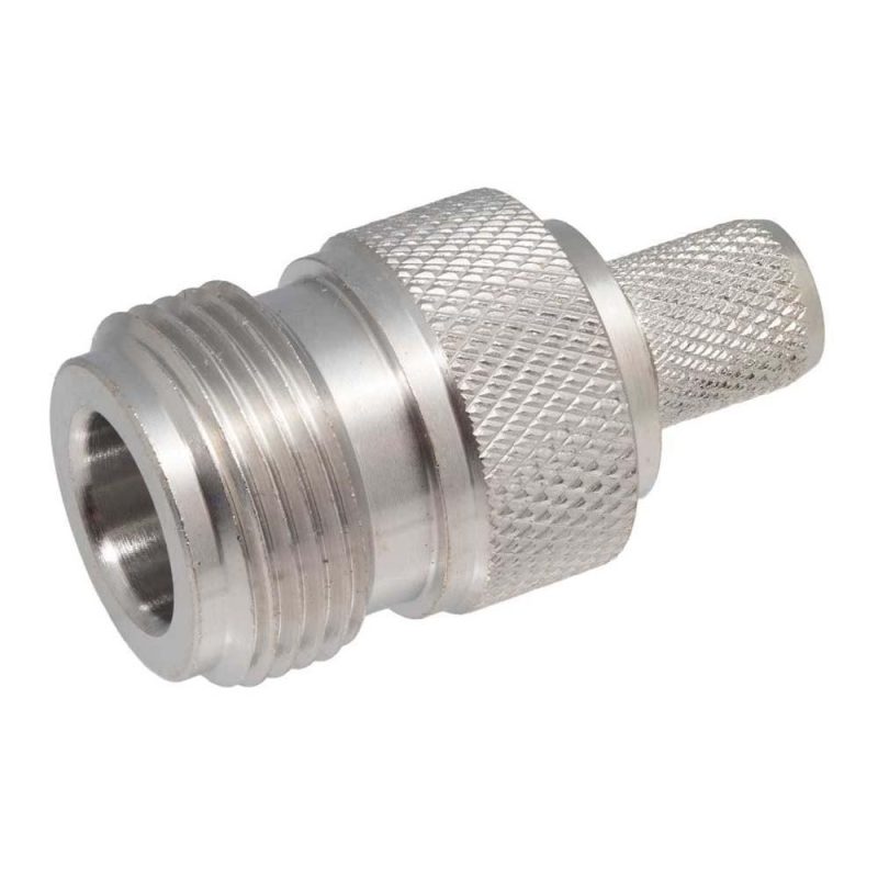 Audio and Video | N Female Crimp Ptfe RG6 Connector Silver Audio & Video Audio & Video