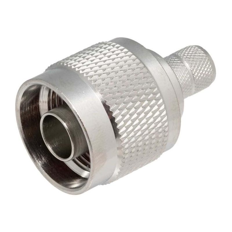 Audio and Video | N Male Crimp Ptfe RG6 Connector Silver Audio & Video Audio & Video