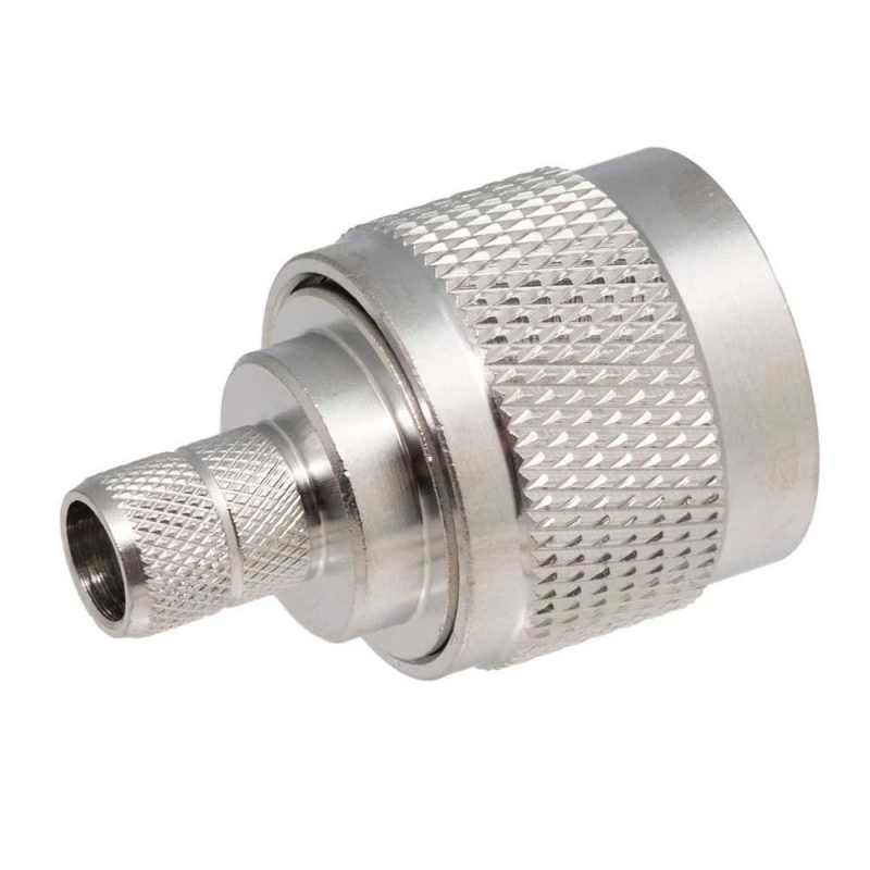 Audio and Video | N Male Crimp Ptfe RG6 Connector Silver Audio & Video Audio & Video