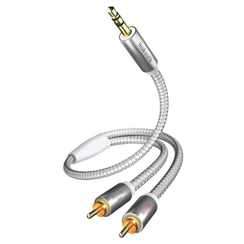 Audio and Video | Premium Audio Cable Jack Plug 3.5 mm 5 m Silver Audio & Video Audio & Video