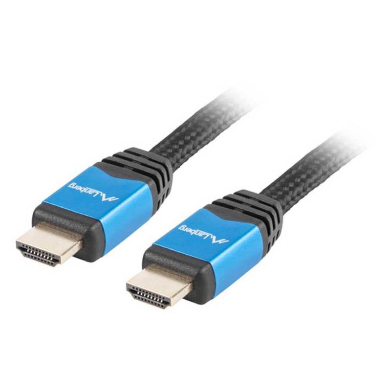 Audio and Video | Premium HDMI 2.0 4K Video Cable M/M 3 m Black / Blue Audio & Video Audio & Video