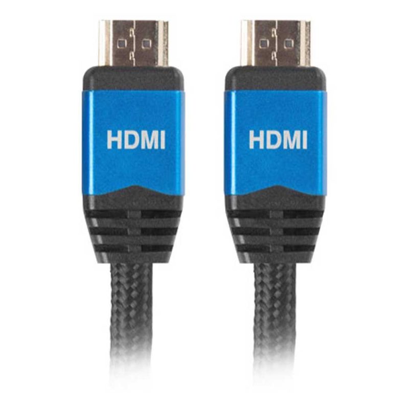 Audio and Video | Premium HDMI 2.0 4K Video Cable M/M 3 m Black / Blue Audio & Video Audio & Video