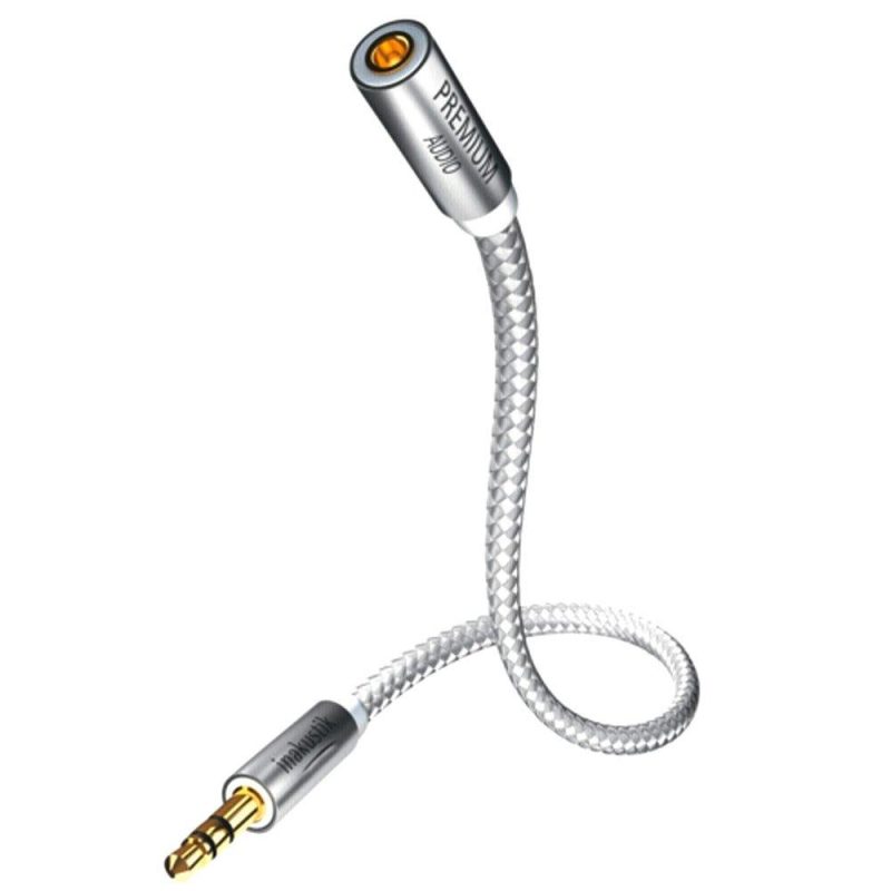 Audio and Video | Premium II Extension Jack Plug To Jack Plug W Cable 5 m Silver Audio & Video Audio & Video