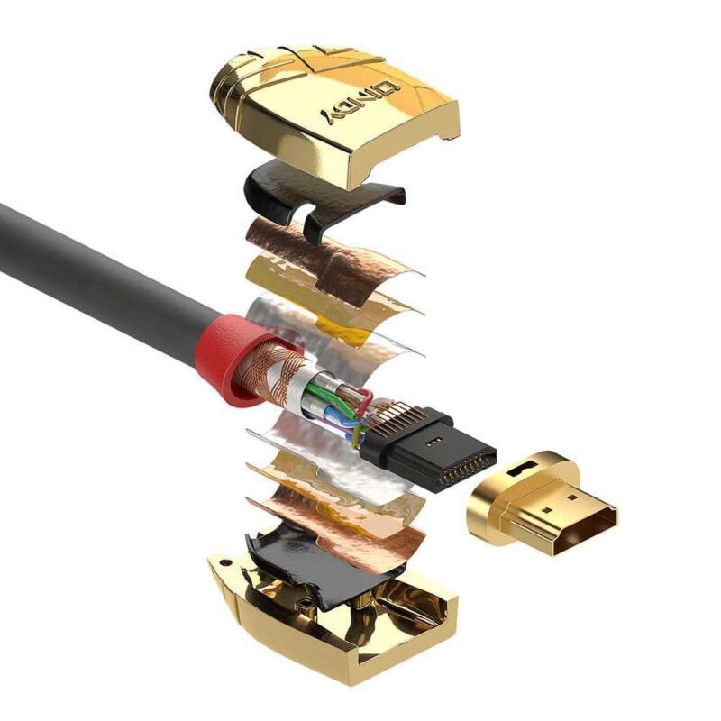 Audio and Video | Standard HDMI Cable 15 m Gold Audio & Video Audio & Video