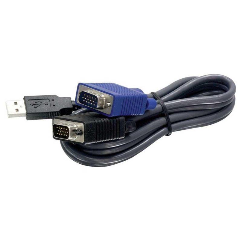 Audio and Video | TK-803R/1603R USB KVM 4.6 m Cable Black / Blue Audio & Video Audio & Video