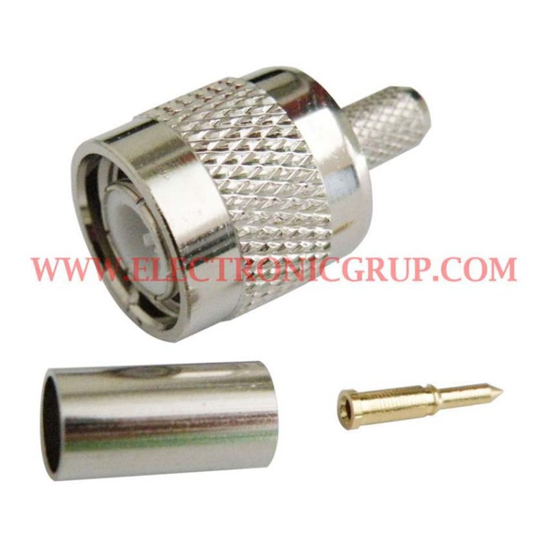 Audio and Video | Tnc Male Crimp Ptfe RG223 Connector Silver Audio & Video Audio & Video