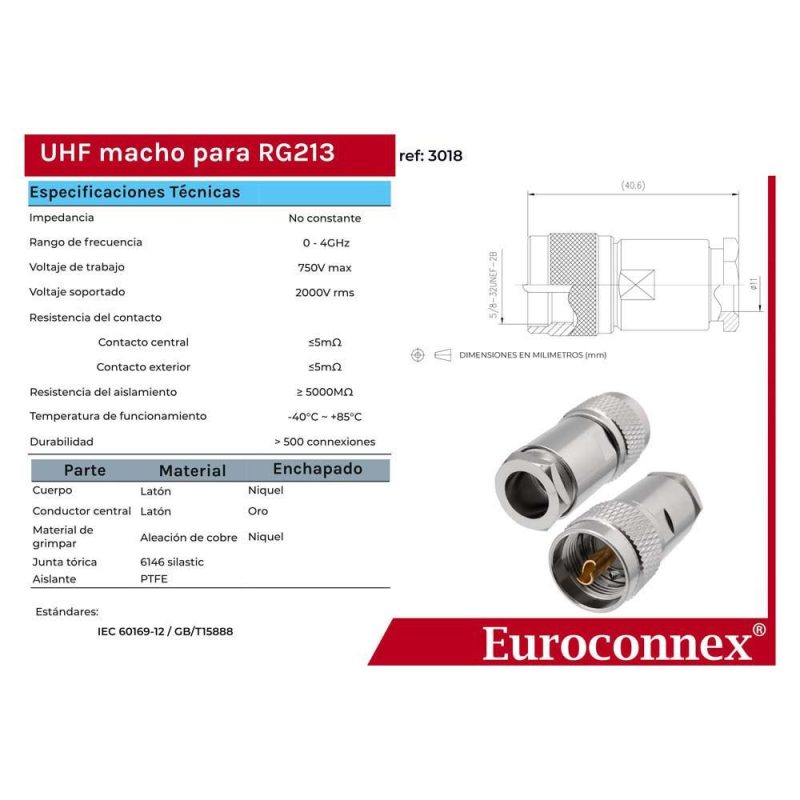 Audio and Video | Uhf Male Weld RG213 Connector Silver Audio & Video Audio & Video