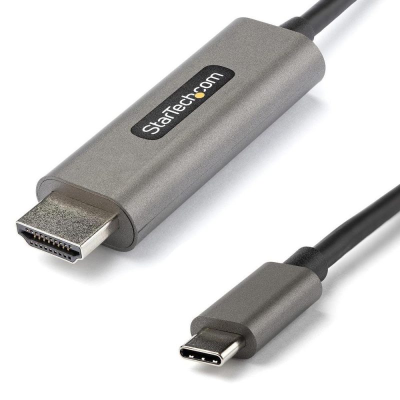 Audio and Video | USB C To HDMI 4K HDR10 Cable 1 m Grey Audio & Video Audio & Video