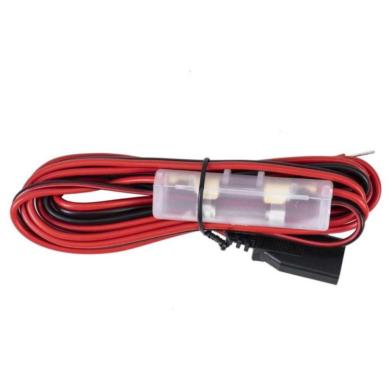 CB Radios | 3P 5A 200 cm Power Cord Black / Red Car Electronic Devices Black