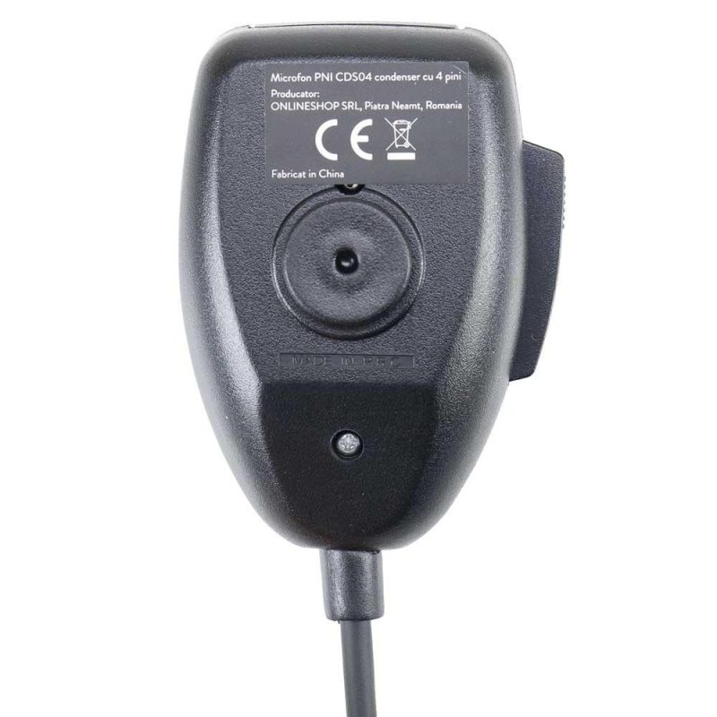 CB Radios | CDS04 Microphone Condenser 4 Pin Black Car Electronic Devices Black