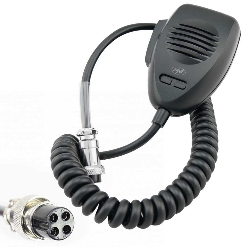 CB Radios | CDS04 Microphone Condenser 4 Pin Black Car Electronic Devices Black