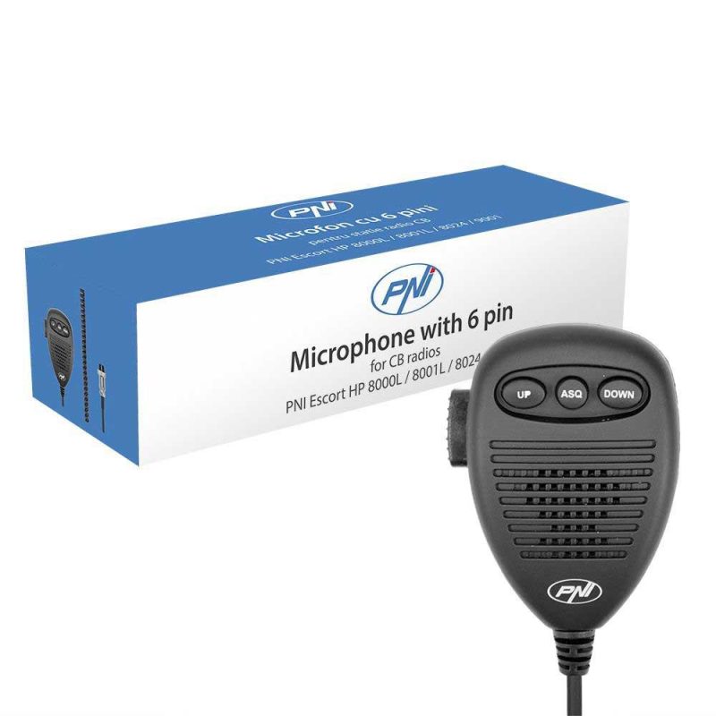 CB Radios | MK8000 Microphone 6 Pin Black Car Electronic Devices Black