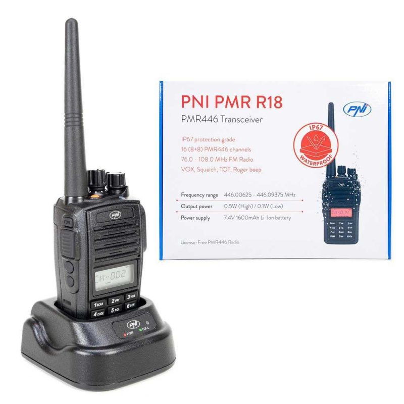 CB Radios | PMR R18 portable cb radio station Black Car Electronic Devices Black