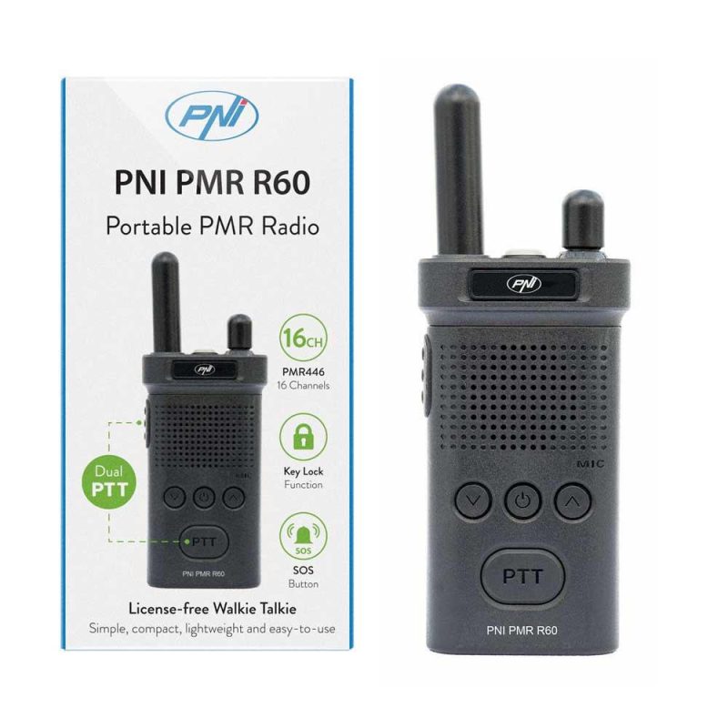 CB Radios | PMR R60 portable cb radio station Black Car Electronic Devices Black