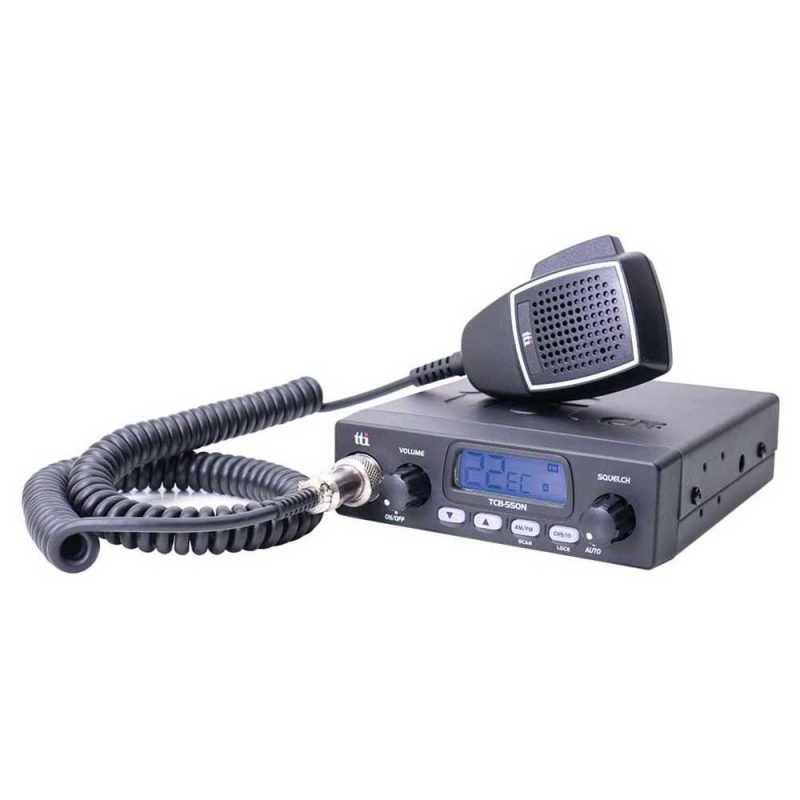 CB Radios | TCB-550 N CB Radio Station With Automatic Squelch Black Car Electronic Devices Black