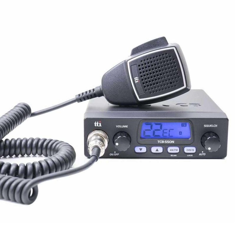 CB Radios | TCB-550 N CB Radio Station With Automatic Squelch Black Car Electronic Devices Black