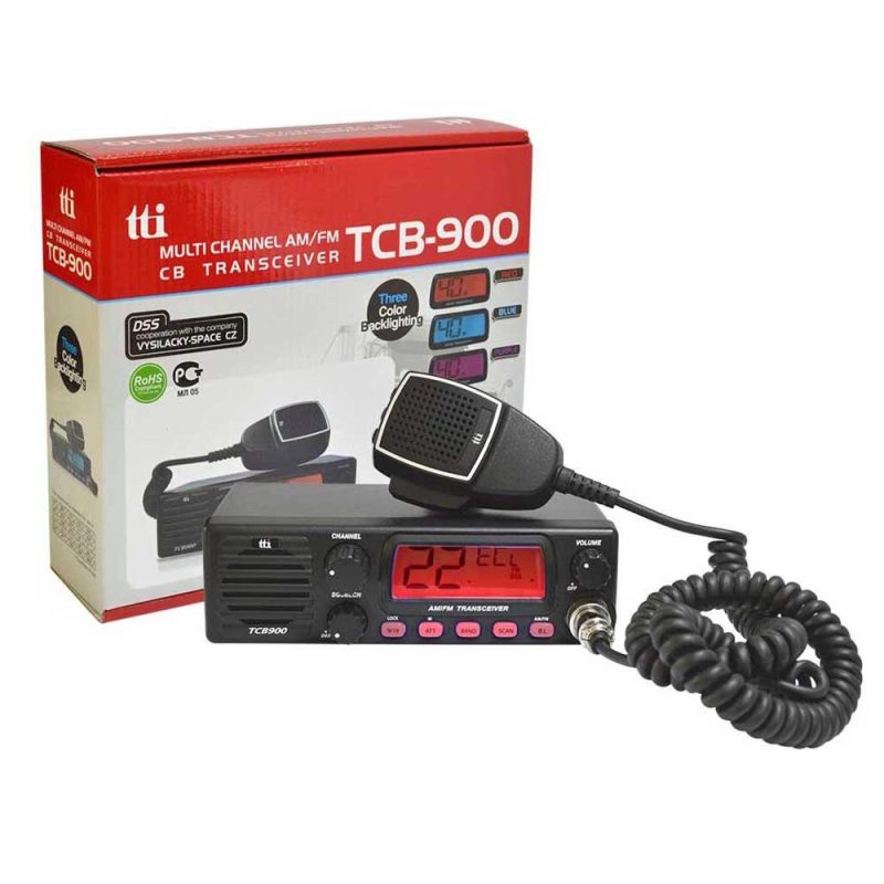 CB Radios | TCB-900 CB Radio Station With Speaker Black Car Electronic Devices Black