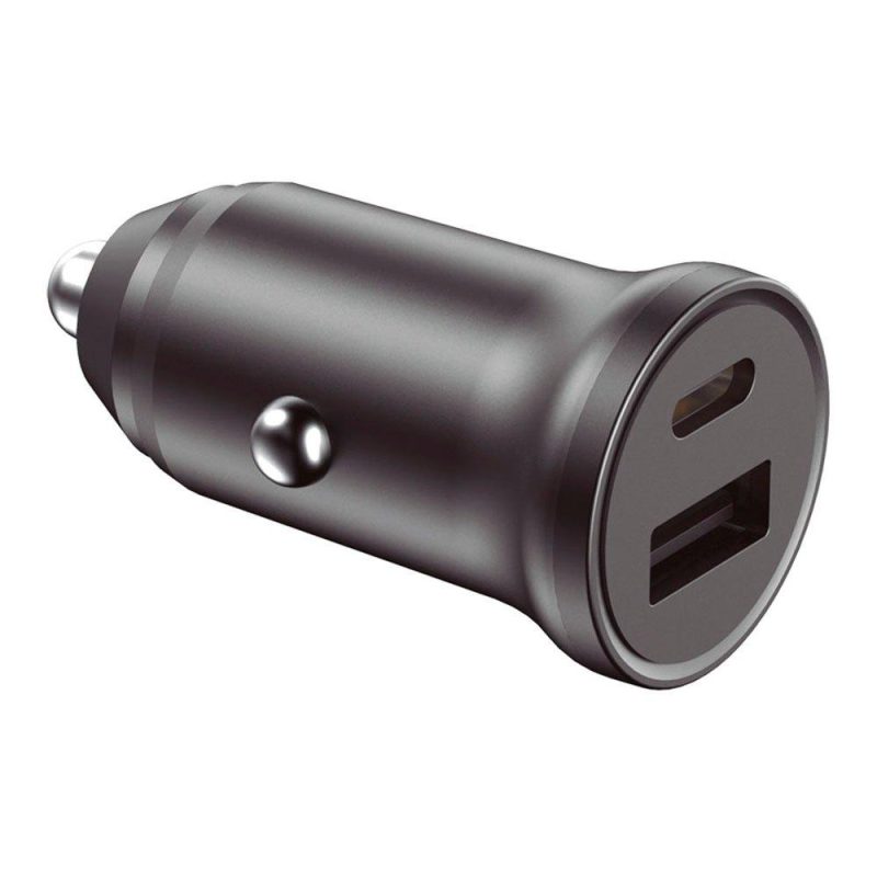 Chargers | 20W Usb A/C Car Charger Black Car Electronic Devices Black