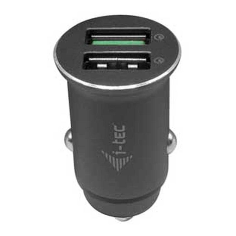 Chargers | 2QC Car Charger 2 USB-A 3.0 Black Car Electronic Devices Black