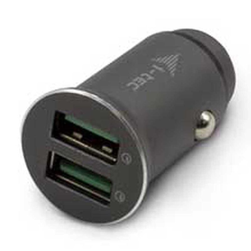 Chargers | 2QC Car Charger 2 USB-A 3.0 Black Car Electronic Devices Black