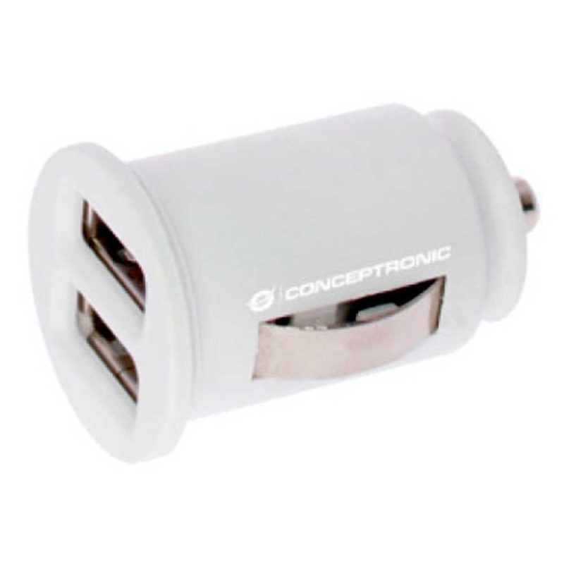 Chargers | 2xUSB 2.4A Car Charger 5 Units White Car Electronic Devices Chargers