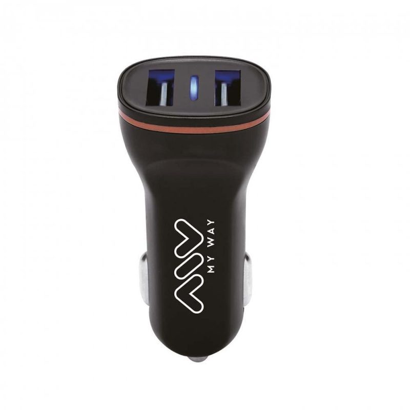 Chargers | 3.1A Car Charger Black Car Electronic Devices Black