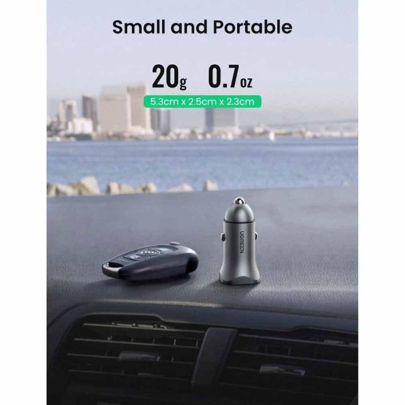 Chargers | 30780 24W Car Charger Grey Car Electronic Devices Chargers