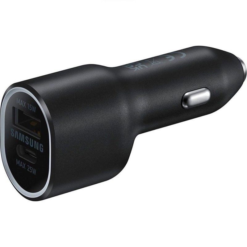 Chargers | 40W Car Charger Black Car Electronic Devices Black