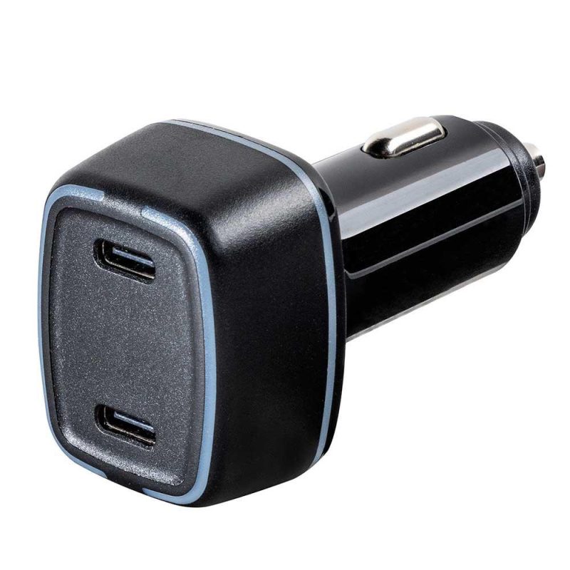 Chargers | 54W Car Charger Black Car Electronic Devices Black