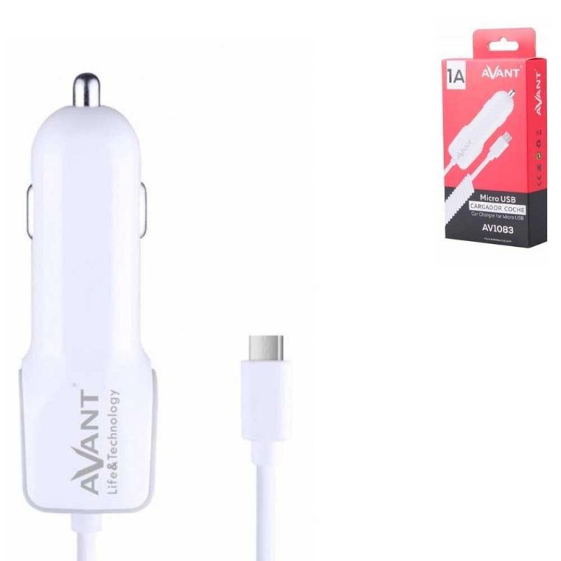 Chargers | AV1083B micro usb car charger White Car Electronic Devices Chargers