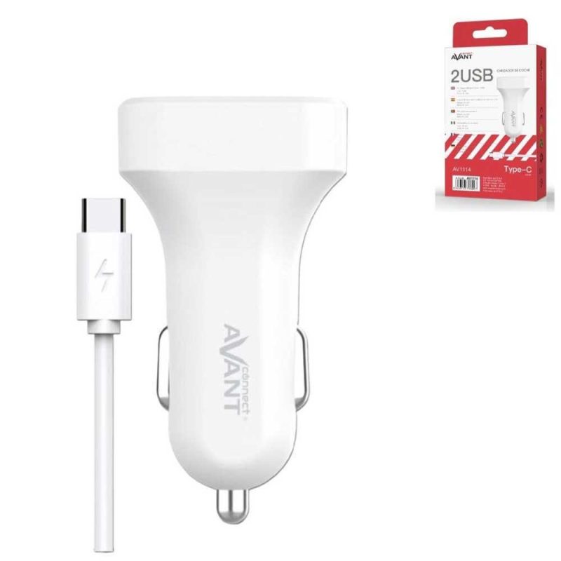 Chargers | AV1114 car charger White Car Electronic Devices Chargers