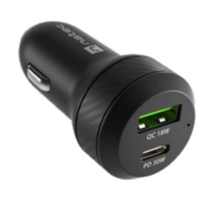 Chargers | Coney 1xUSB 1xUSB-C 48W Car Charger Black Car Electronic Devices Black