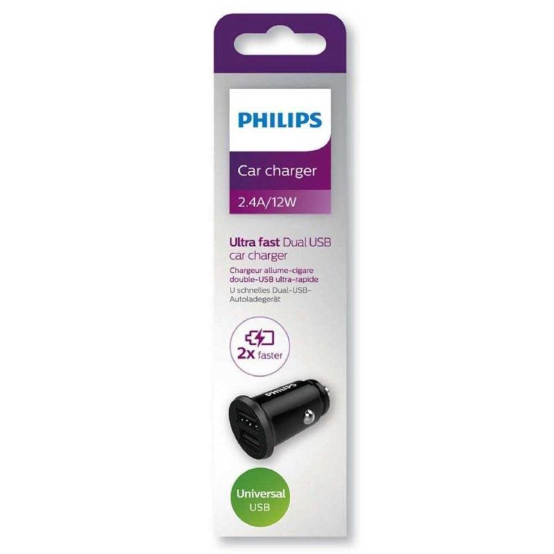 Chargers | DLP2510 12W Car Charger Black Car Electronic Devices Black