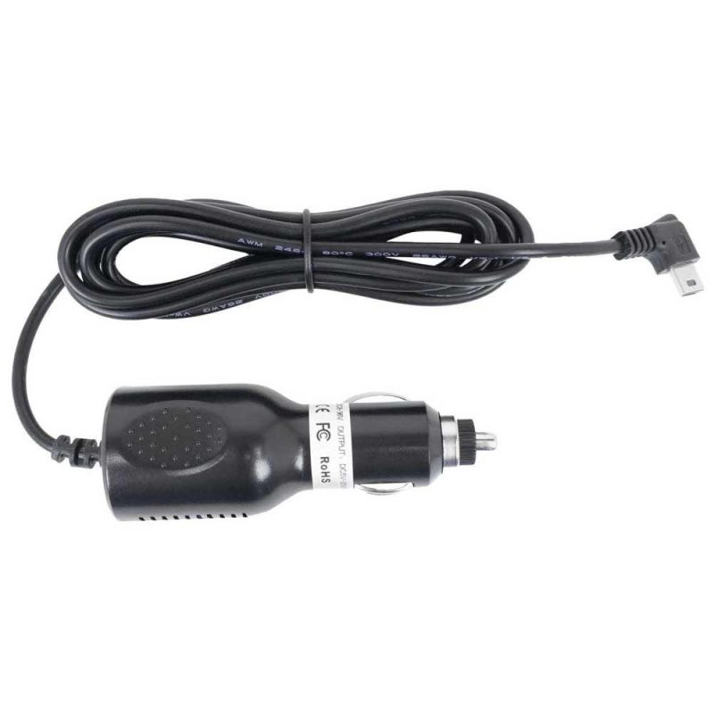 Chargers | Mini USB 12V-5V 2A Car Charger 1.90 m Black Car Electronic Devices Black