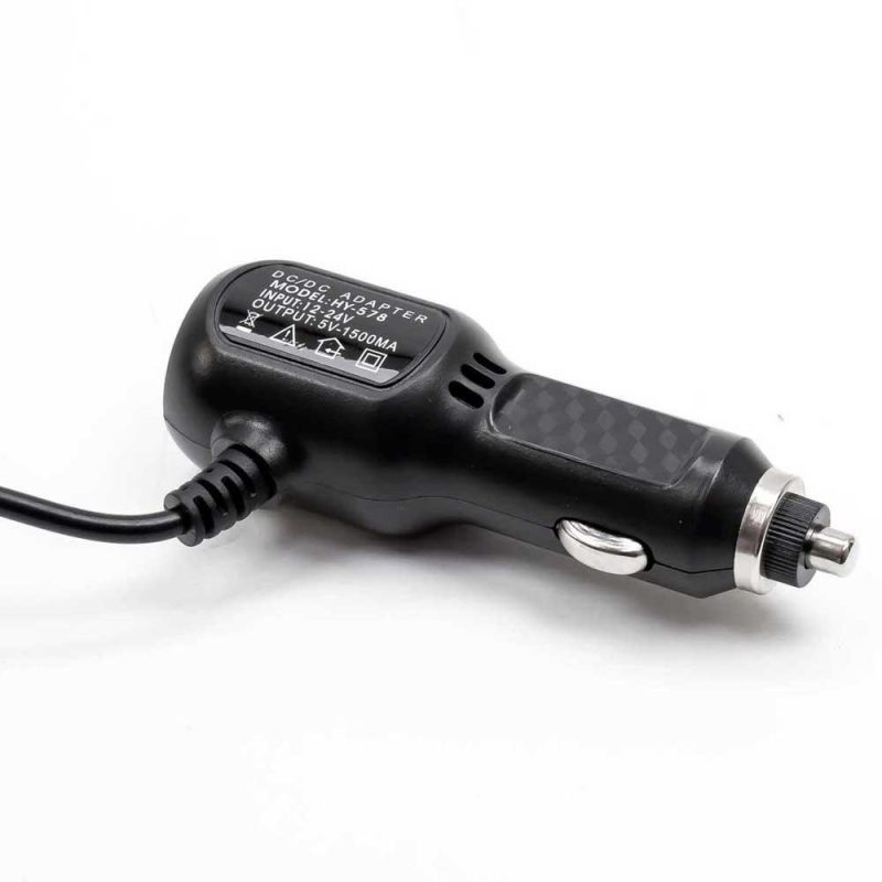 Chargers | Mini USB 12V/24V-5V 1.5A Car Charger 3.5 m Black Car Electronic Devices Black