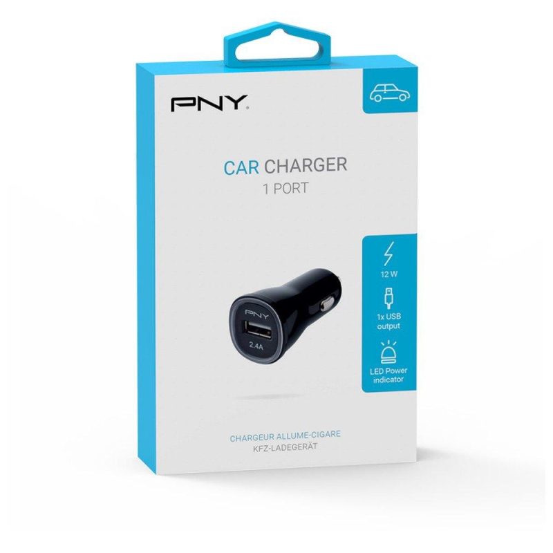 Chargers | P-P-DC-UF-K01-RB USB Charger Black Car Electronic Devices Black