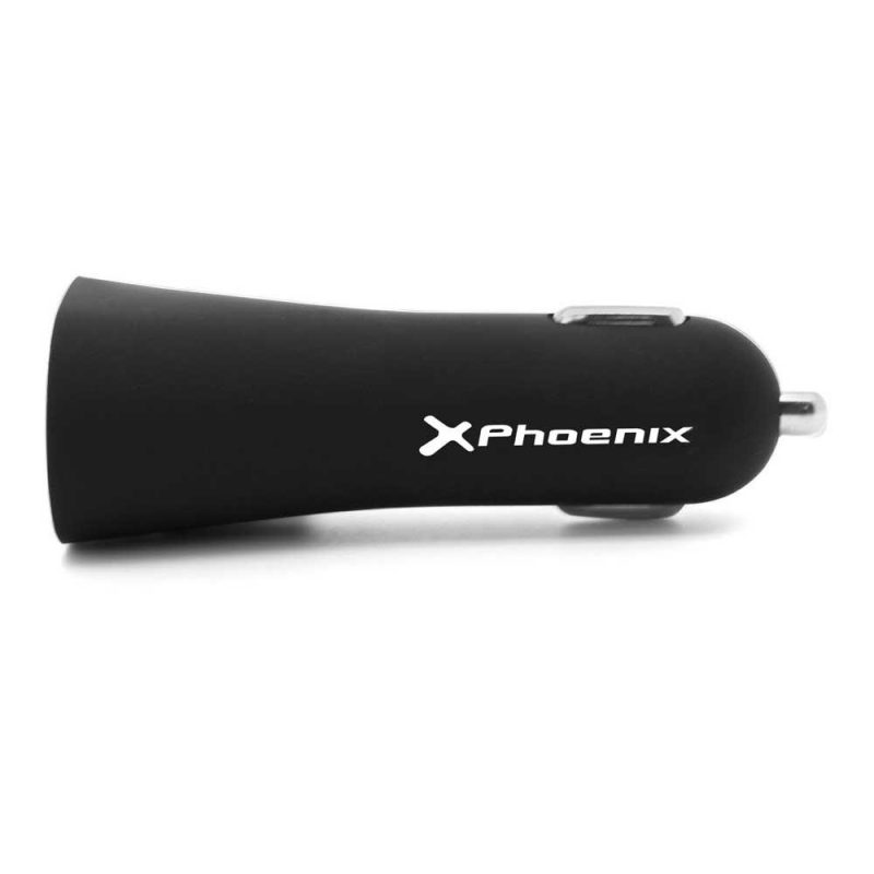 Chargers | PHCARCHARGER2USB+ USB-A Car Charger 2 Ports Black Car Electronic Devices Black