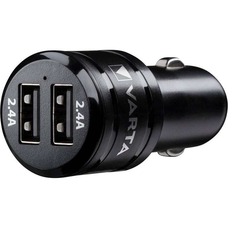 Chargers | Portable Car Charger Charger Black Car Electronic Devices Black