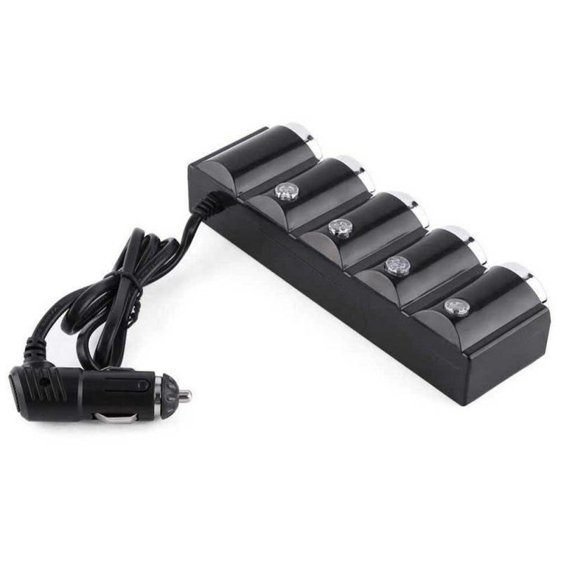 Chargers | SBR04 Car Lighter Splitter 12V-24V Black / White Car Electronic Devices Black